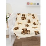 MKLuzkoviny.cz Dětská deka do postýlky mikroplyš Exclusive Plyšoví medvídci – Hledejceny.cz