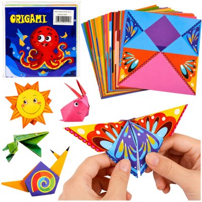 mamido Kreativní sada origami 100 barevných listů – Hledejceny.cz