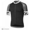 Cyklistický dres Dotout Pure Jersey - black/melange light grey/white