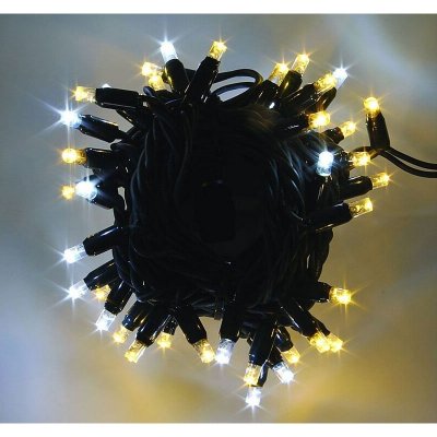 Vánoční HIGH PROFI LED řetěz 5 m propojovatelný, 40 LED, stále svítící, 230V Teplá / studená bílá – Hledejceny.cz