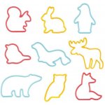 TESCOMA Delicia Kids Animals 9 ks vícebarevné - plastové vykrajovátka na cukroví a perníčky – Zboží Mobilmania