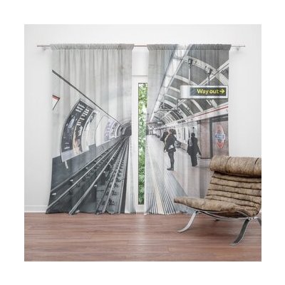 Sablio Závěs Stanice metra: 2ks 140x250cm – Hledejceny.cz