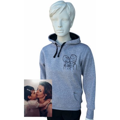 Personalizovaný dárek Melírová šedá černá – Zboží Dáma