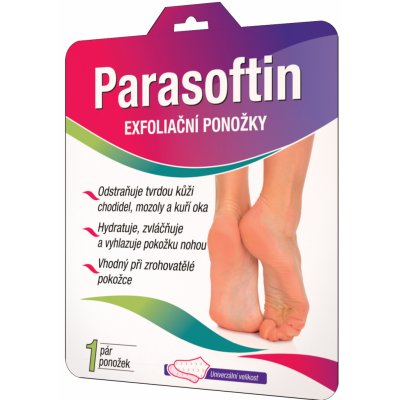Naturprodukt Parasoftin exfoliační ponožky 1 pár – Zbozi.Blesk.cz