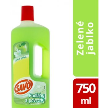 Savo podlahy a povrchy Zelené jablko 750 ml