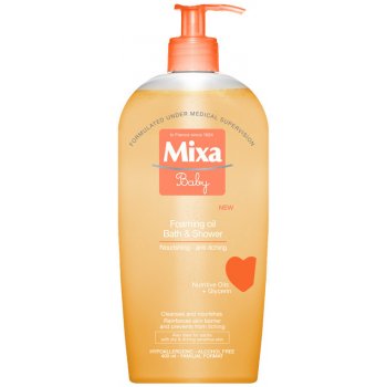 Mixa Baby pěnivý olej do sprchy i do koupele Foaming Oil 400 ml