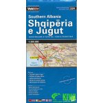 Albánie Jih Albania South 1:200t mapa – Hledejceny.cz