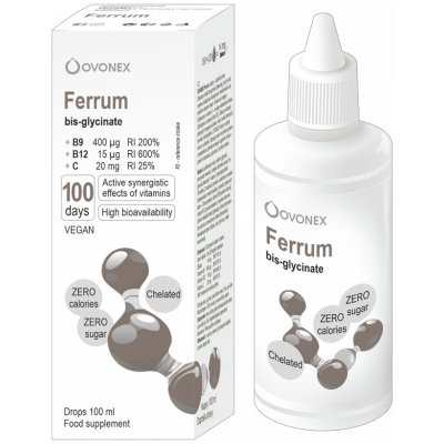 Ovonex Ferrum vysocevstřebatelné železo 100 ml