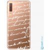 Pouzdro a kryt na mobilní telefon Samsung iSaprio Handwriting 01 Samsung Galaxy A7 2018 bílé