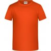 Dětské tričko James Nicholson dětské chlapecké tričko Basic Boy oranžová