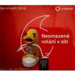 Předplacená Vodafone karta 150Kč kredit – Zboží Mobilmania