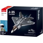 Sluban B1186 Stealth Aircraft Metal, verze s kovovým povlakem J-35S – Zboží Dáma