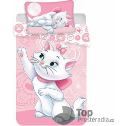 Jerry Fabrics povlečení Disney Marie Cat růžové 100x135 cm 40x60 cm dětské  povlečení - Nejlepší Ceny.cz