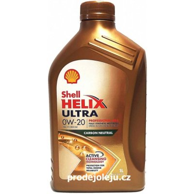 Shell Helix Ultra Professional AS-L 0W-20 4 l od 1 199 Kč - Heureka.cz