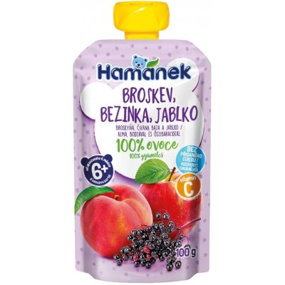 Hamánek kapsička Broskev bezinka jablko 100 g – Zboží Dáma