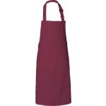 Link Kitchen Wear Nastavitelná zástěra na grilování bez potisku Červená vínová X979 – Hledejceny.cz