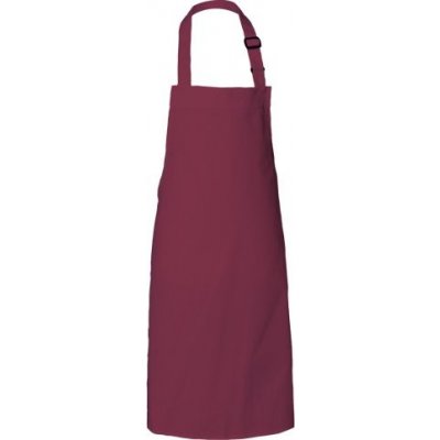 Link Kitchen Wear Nastavitelná zástěra na grilování bez potisku Červená vínová X979 – Zboží Mobilmania