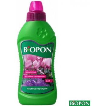 BIOPON hnojivo TEKUTÉ NA KVETOUCÍ KVĚTINY 500 ML