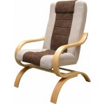 FALCO Pohupovací Jola hnědo-béžové buk – Zboží Dáma