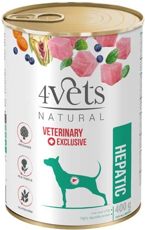 4Vets Natural Veterinary Exclusive Hepatic 400 g