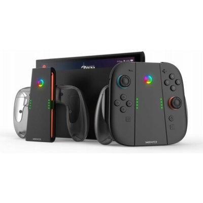 Yaxo Charge Grip Set Joy-Con černý – Zboží Mobilmania