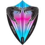 Red Dragon PETER WRIGHT Snakebite Pink & Blue Freestyle Dart Flights – Zboží Dáma