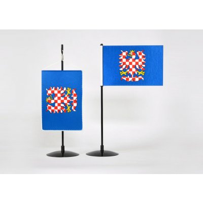 Stolní vlaječka Moravy (modrá Alerion – Zboží Dáma