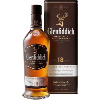 Glenfiddich 18y 40% 0,7 l (kazeta)