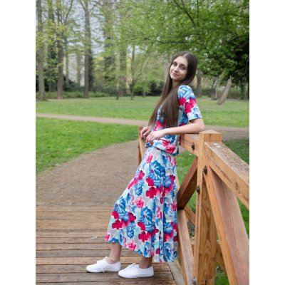 Evona dámská dlouhá sukně 592 dámská dlouhá sukně – Zboží Mobilmania