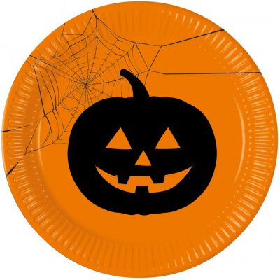 Procos Talíře papírové Halloween dýně 23cm dva motivy – Hledejceny.cz