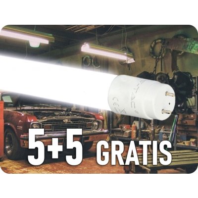 V-TAC T8 LED trubice 9W 850 lm G13, 60 cm, plast 5 + 5 ks studená bílá – Hledejceny.cz