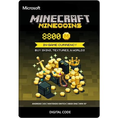 Minecraft: Minecoins Pack 8 800 Coins – Zboží Mobilmania