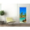 Tapety WEBLUX Samolepka na dveře fólie luxury tropical holidays - 62864387 luxusní tropické dovolené rozměry 90 x 220 cm