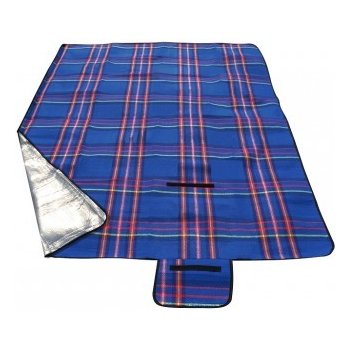 Calter ONE 150 x 130 cm modrá kostka Pikniková deka