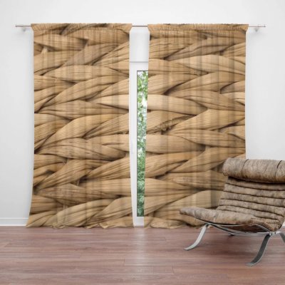 Závěsy Banánové listí 2: 2 ks - 140x250 cm - Sablio – Hledejceny.cz