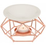 Ancient Wisdom Aroma lampa na kovovém podstavci Goldenrose – Zboží Dáma