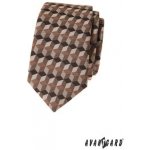 Avantgard kravata Lux Slim 571-1995 béžová – Zboží Dáma