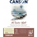 Canson Skicák pro pastely Mi-Teintes VELVET White v lepené vazbě 32 x 41 cm 430g 12 listů – Zboží Dáma