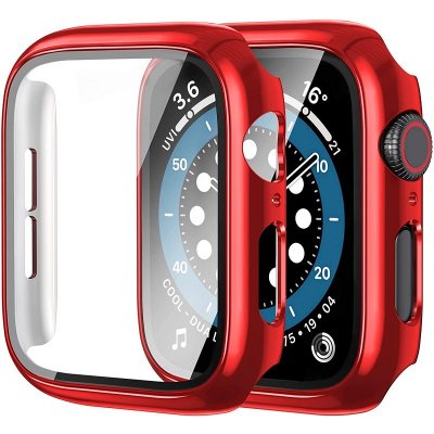 AW Lesklý case na Apple Watch Rozteč: 42mm (Apple Watch 1,2,3) Červený IR-AWCASE098 – Zboží Mobilmania