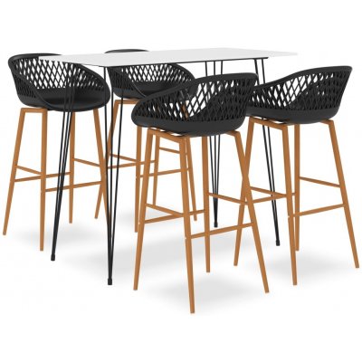 HD 5dílný barový set bíločerný – Sleviste.cz