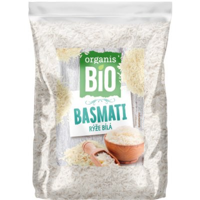 Organis Basmati rýže bílá bio 0,5 kg – Zboží Dáma