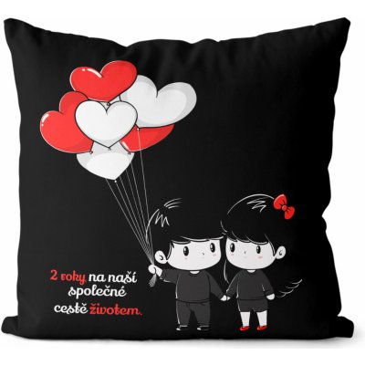 Impar Polštář Cesta životem 2 roky 40x40 – Sleviste.cz