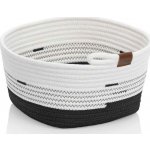 Kela Košík Hedda 28 cm směs bavlna/polyester bílo-černá – Sleviste.cz