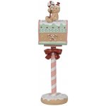 Clayre & Eef Vánoční dekorace schránka s perníčkem Gingerbread Mailbox Pastello - 11*10*36 cm – Hledejceny.cz