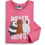 Dívčí tričko WE BARE BEARS růžová – Zboží Dáma