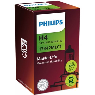 Philips MasterLift H4 24V 75/70W P43t-38 – Zboží Mobilmania