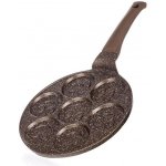 Banquet Crystal na 7 lívanců s nepřílnavým povrchem Granite Brown Smile 26 cm – Hledejceny.cz