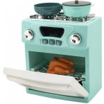 Teddies kuchyňský sporák plast s doplňky na baterie se světlem se zvukem – Zboží Dáma