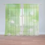 Záclony Zelená abstrakce 2: 2 ks - 150x250 cm - Sablio – Hledejceny.cz