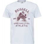 Russell Athletic t-shirt pánské tričko bílá – Zboží Mobilmania